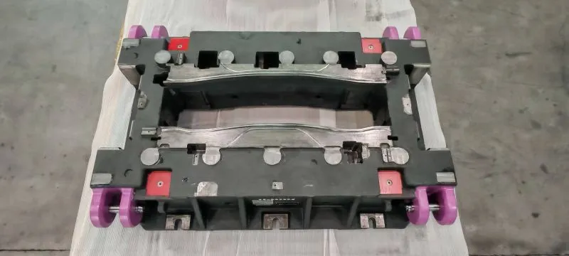 Cast iron die base ready for shipping
