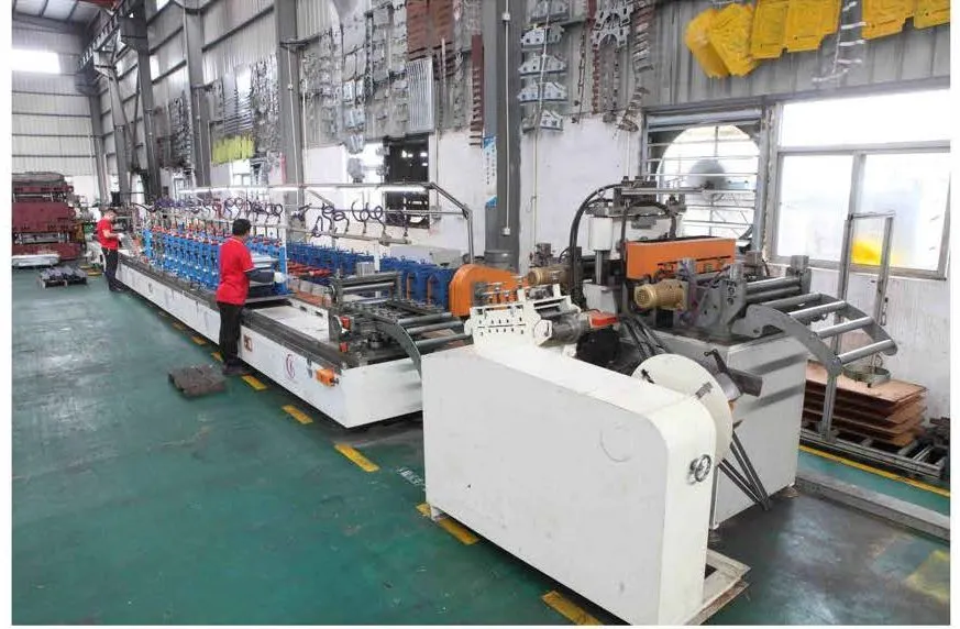 Roll forming tools on the line